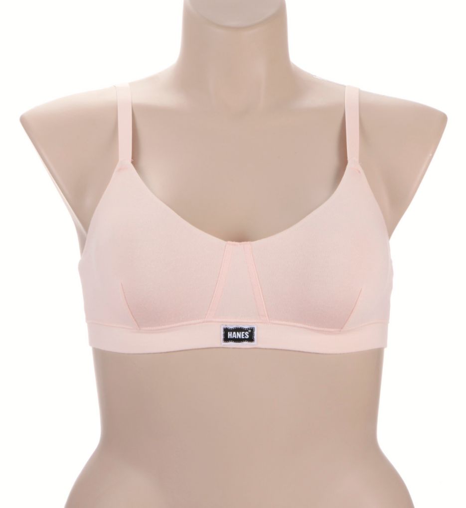 Hanes Ultimate Originals Vintage Triangle Bralette -2 PK DHO107 - Image 1