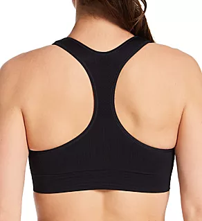 Seamless Racerback Sports Bra Ebony XS