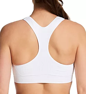 Seamless Racerback Sports Bra True White 2X