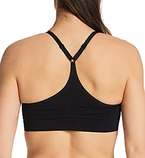 Seamless Cami Wireless Sports Bra Ebony XL