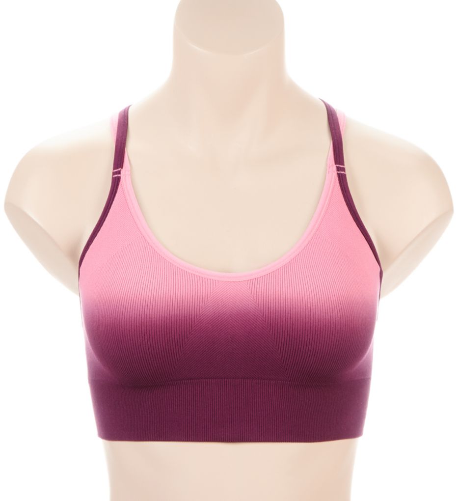Hanes Seamless Dip Dye Cami Sports Bra DHS104 - Image 1