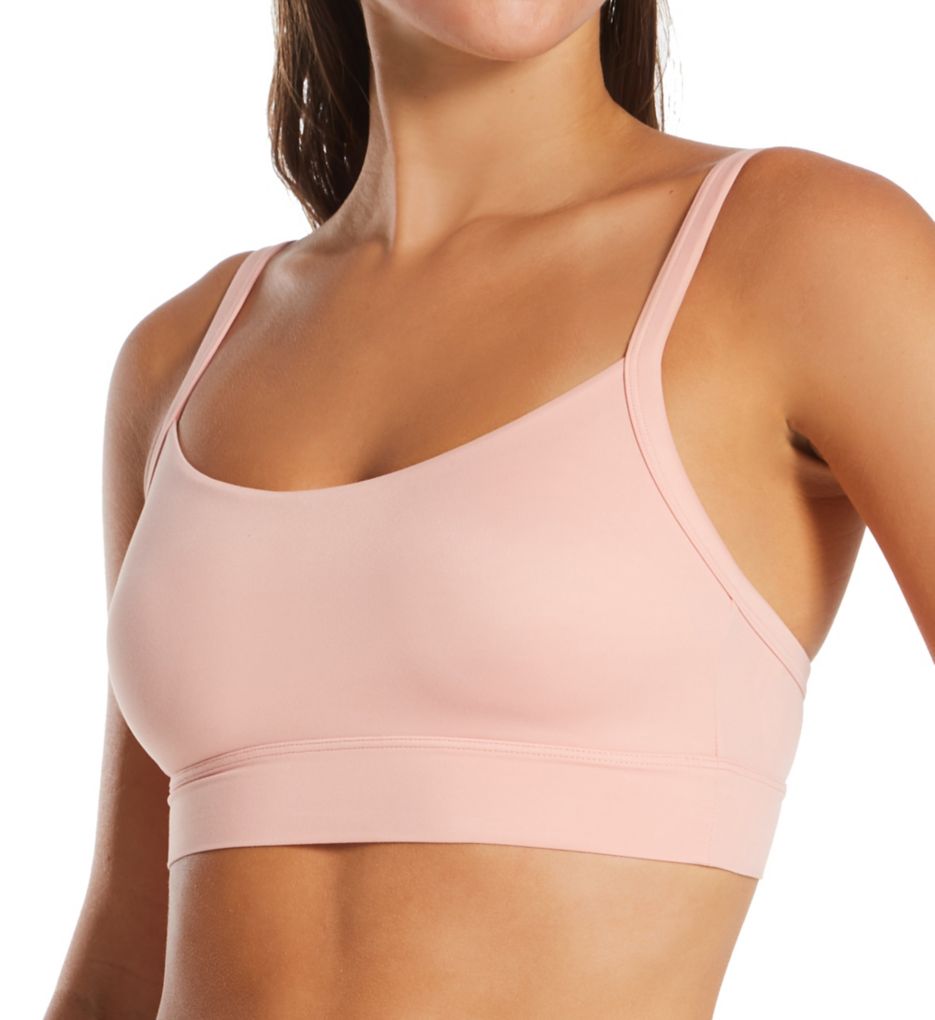 Hanes Women's Cotton Scoopneck Crop Sports Bralette, Low