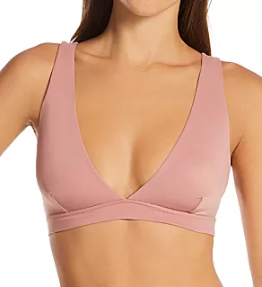 Authentic Triangle Pullover Bralette Earthen Tan M