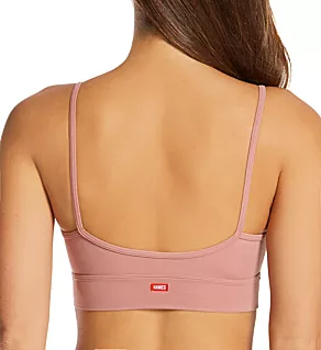 Authentic Longline Triangle Bralette Earthen Tan S