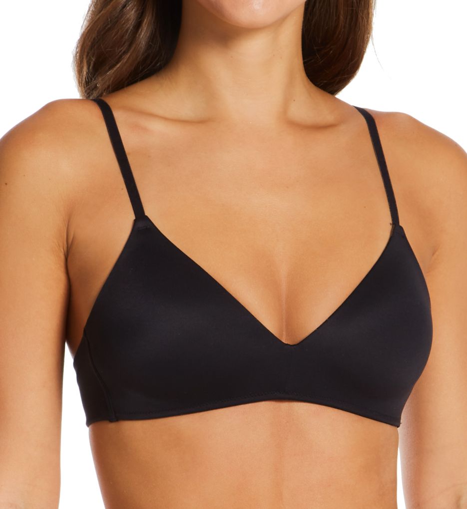 Authentic Lightly Lined T-Shirt Wirefree Bra Black 36C by Hanes