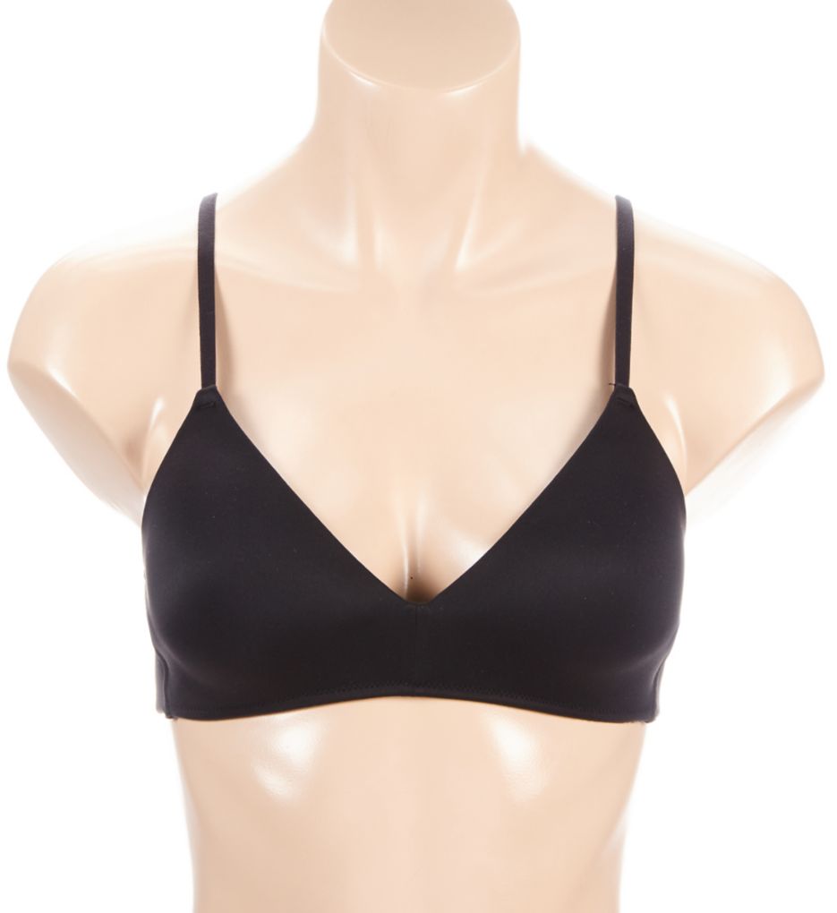 Authentic Lightly Lined T-Shirt Wirefree Bra Black 36C by Hanes