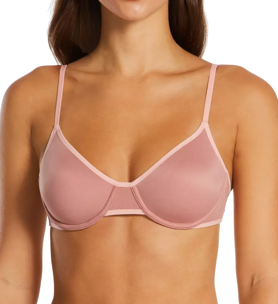 Authentic Unlined Underwire Bra Earthen Tan Pink Gleam 34B