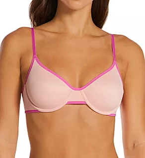 Authentic Unlined Underwire Bra Pink Gleam Fuschia 36B