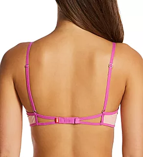 Authentic Unlined Underwire Bra Pink Gleam Fuschia 36B