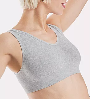 Get Cozy Pullover ComfortFlex Fit Wirefree Bra Light Grey Heather 3X