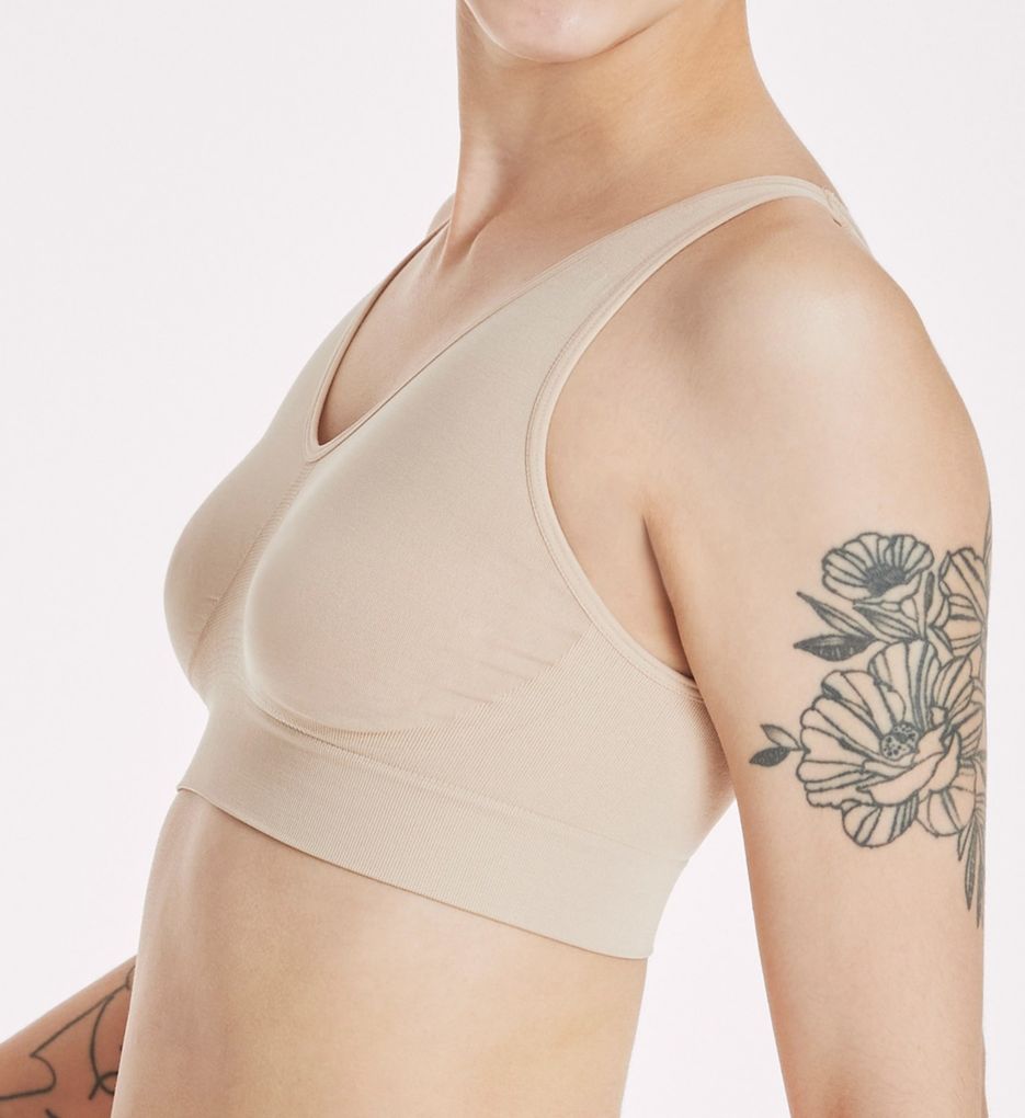 Hanes get cozy 2025 bra racerback pullover