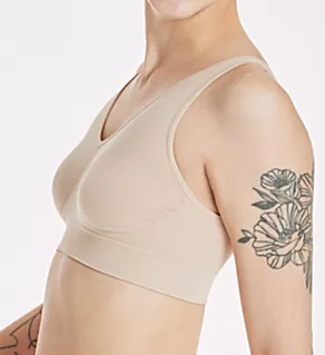 Get Cozy Pullover ComfortFlex Fit Wirefree Bra Nude S