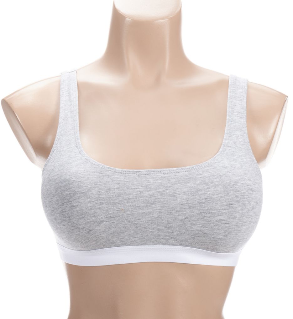Comfy Cotton Stretch Unlined Wirefree Bra - 2 Pack-fs