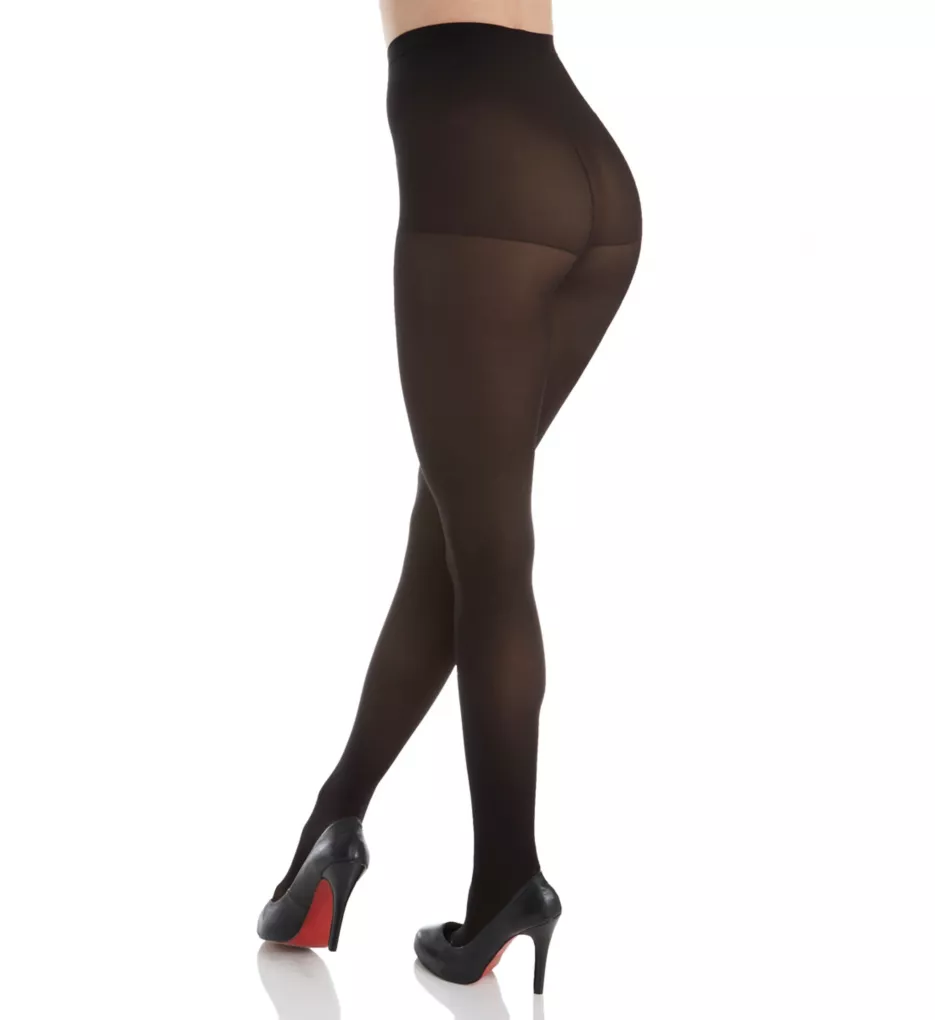 Opaque Control Top Comfort Waistband Tights Black S
