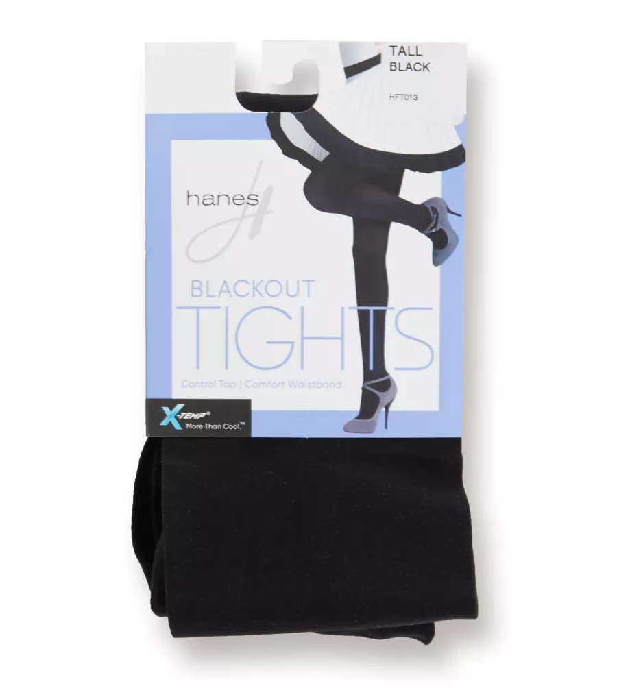 Hanes Blackout Control Top Comfort Waistband Tights HFT013 - Image 3