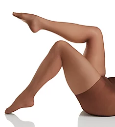Curves Silky Sheer Plus Size Control Top Pantyhose