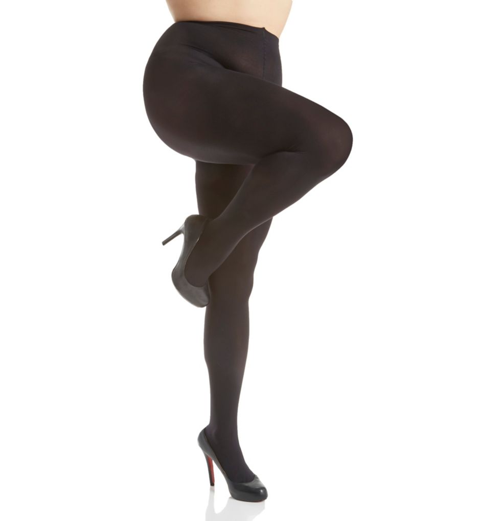 Curves Plus Size Blackout Tights