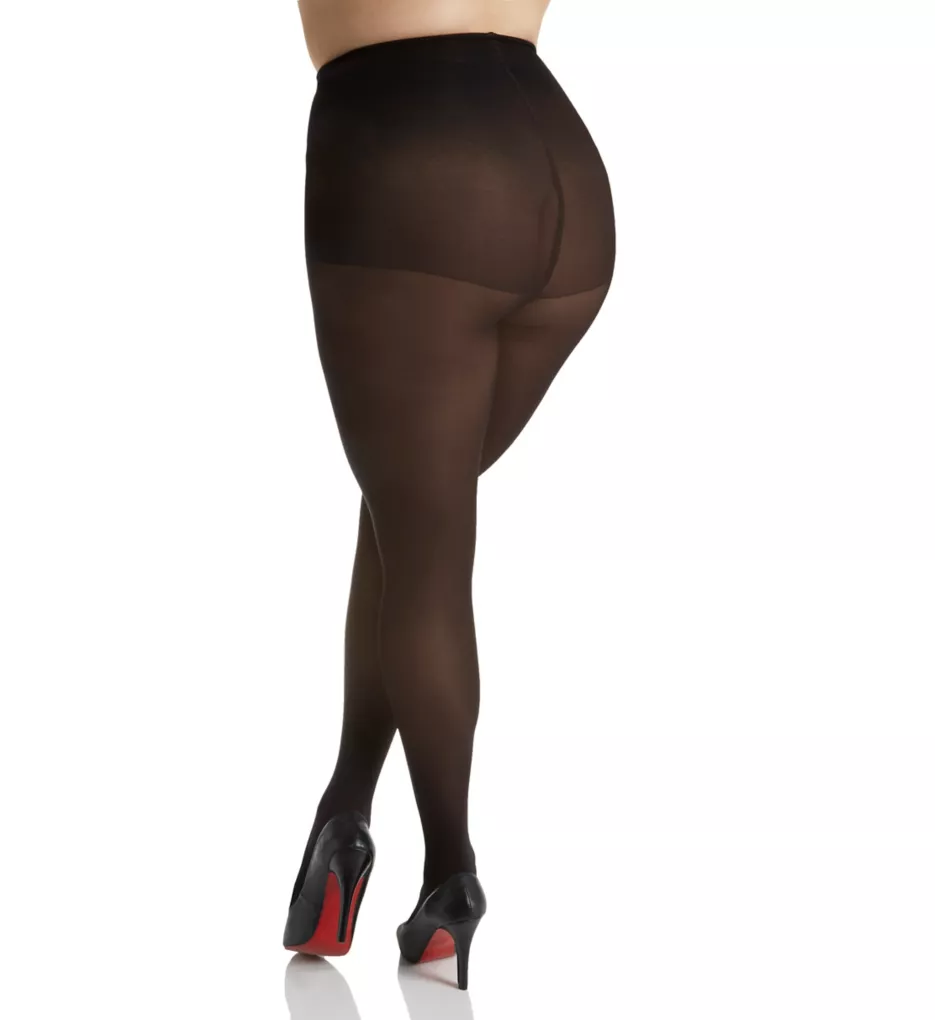 Curves Silky Sheer Plus Size Control Top Pantyhose