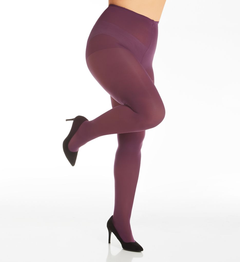 Curves Opaque Control Top Tights-cs3