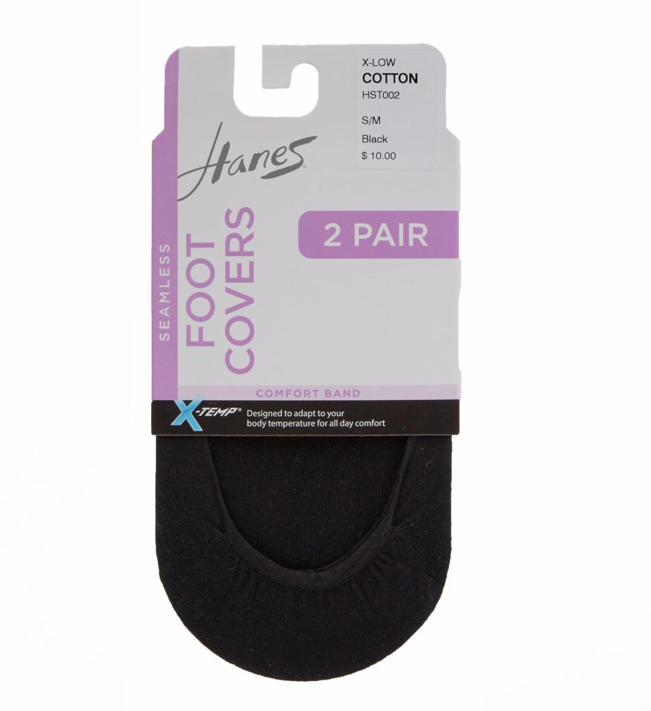 X-Low Cotton Foot Covers - 2 Pack-fs