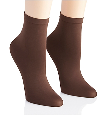 Hanes Perfect Socks Opaque Anklet - 2 Pack