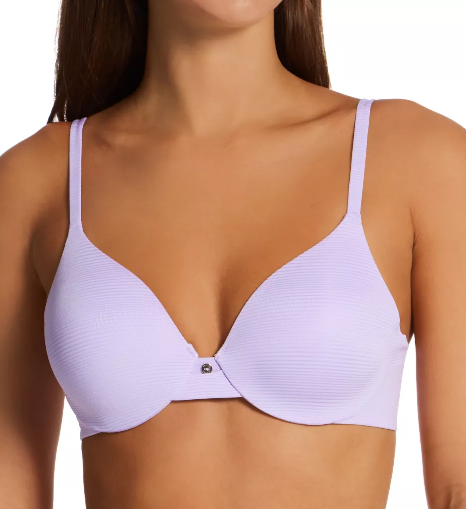 Women's Hanes HU03 Ultimate T-Shirt Soft Contour Wirefree Bra (Fawn/ Lively  Lavender 34A) 
