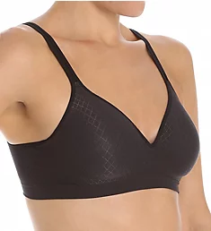 Ultimate Perfect Coverage Contour Wirefree Bra Black point d'esprit S
