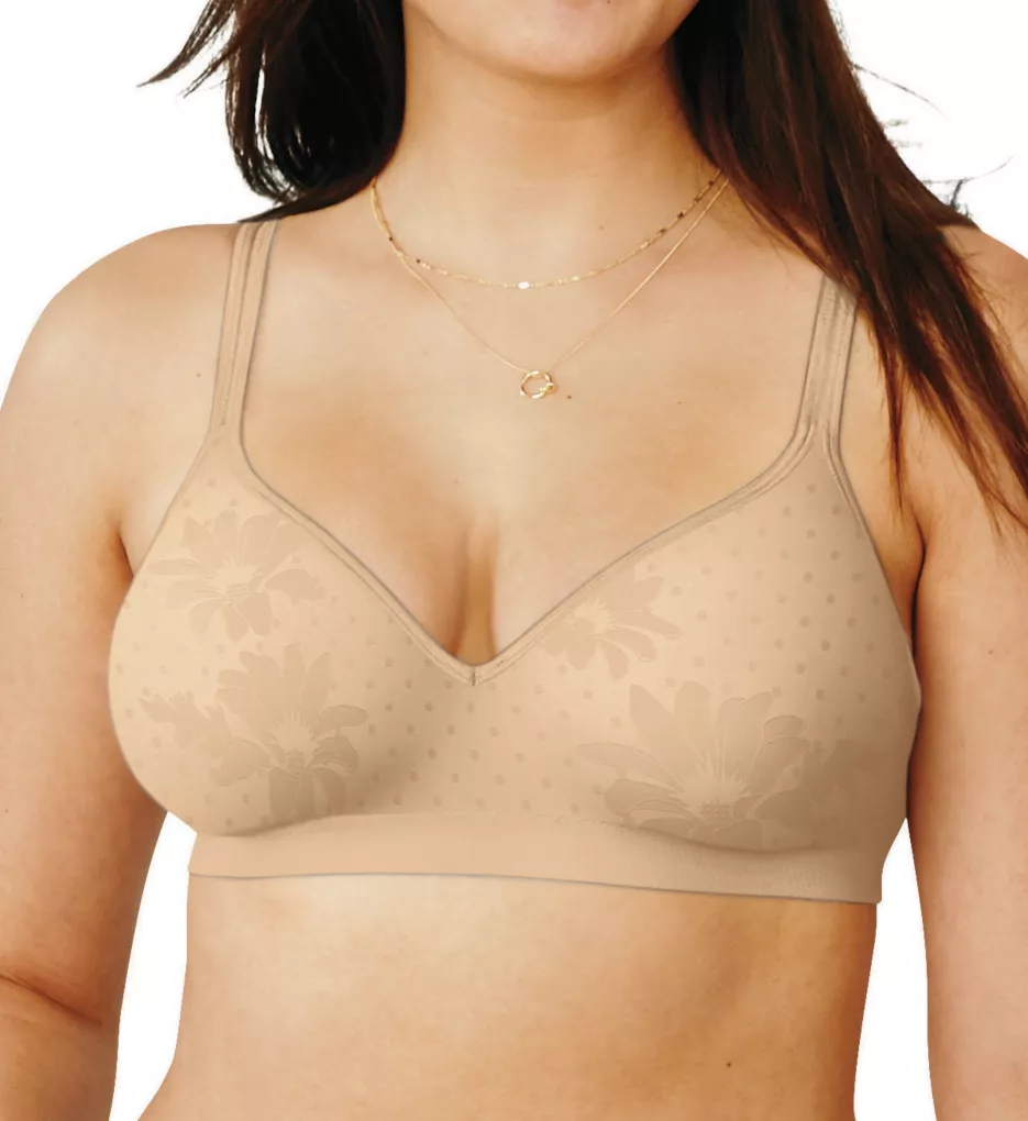 Ultimate Perfect Coverage Contour Wirefree Bra Nude Floral 2X