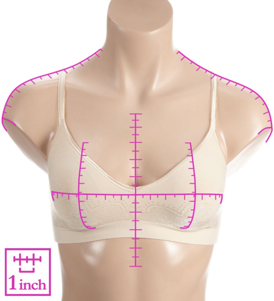 Hanes 2-pk. Ultimate Comfy Support Wireless Bras Dhhut1 White and