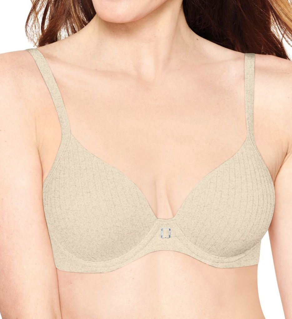 Hanes Ultimate Women's Wireless Bra with T-Shirt Softness Lavendar