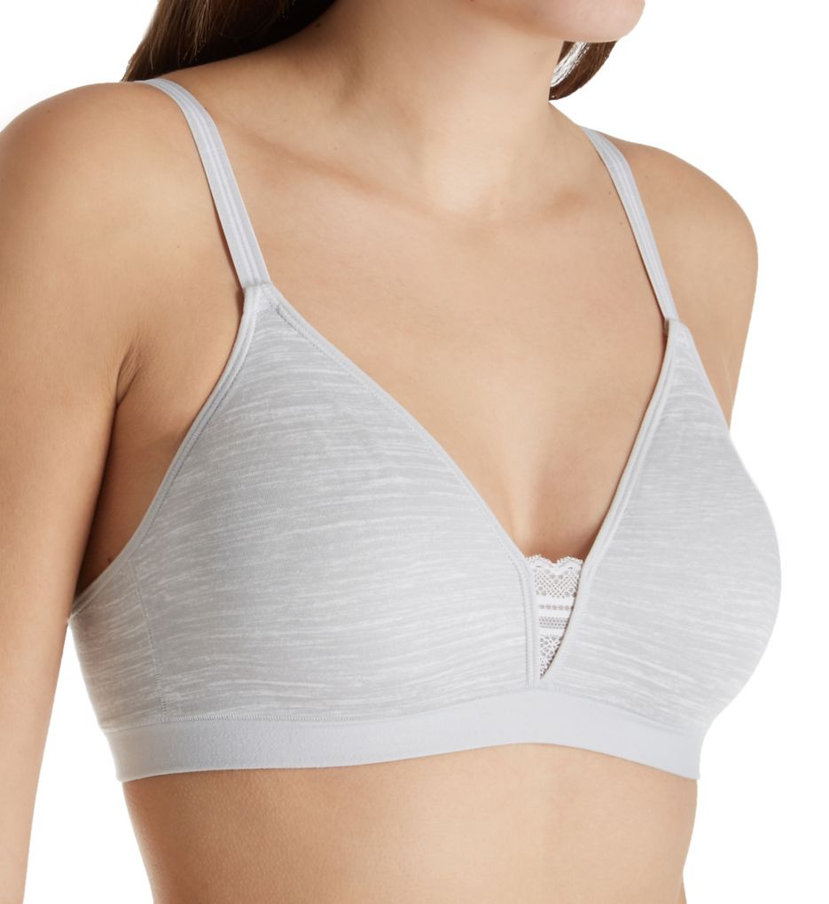  Hanes Womens Perfect Coverage Wireless Seamless T-Shirt Bra