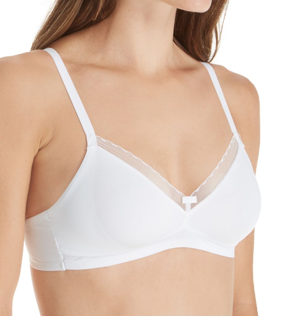 Hanes Silky Smooth Comfort Unlined Wirefree Bra Hu31 Hanes Bras