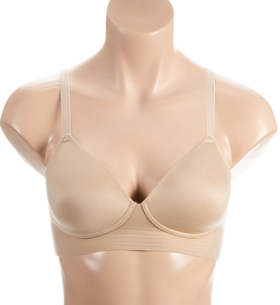No Dig Support SmoothTec Wirefree Bra Nude S by Hanes