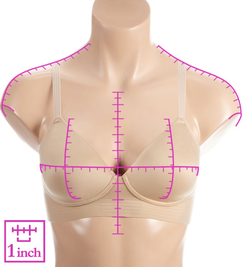 Hanes HU35 No Dig Support SmoothTec Wirefree Bra - Conseil