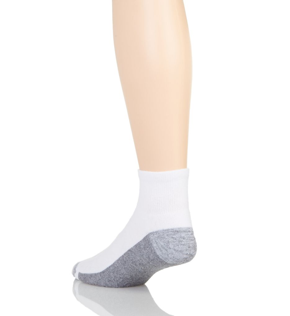 Fresh IQ Max Cushion Ankle Sock - 6 Pack WHTGY2 6-12 by Hanes