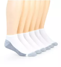 Fresh IQ Max Cushion Low Cut Socks - 6 Pack WHTGY2 6-12