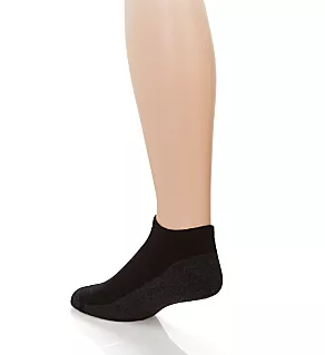 Fresh IQ Max Cushion Low Cut Socks - 6 Pack Black/Grey 6-12