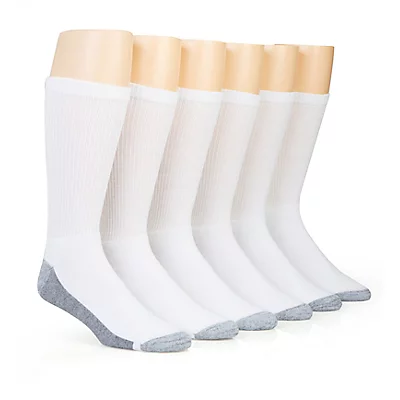 Big & Tall Comfort Top Crew Sock - 6 Pack