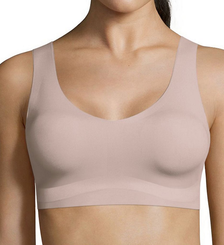 Hanes - Hanes MHG561 SmoothTec Invisible Embrace Wirefree Bra (Warm Steel XL)