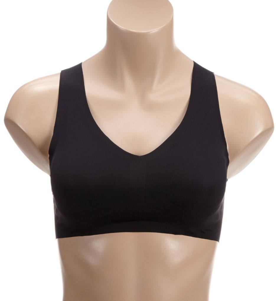 Hanes, Intimates & Sleepwear, Hanes Smoothtec Invisible Embrace Wirefree  Bra Mhg56 Black New With Tags Size X