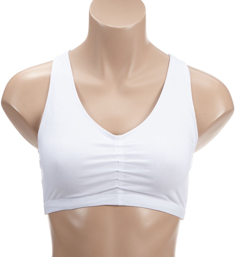 ComfortBlend with X-Temp Pullover Bra - 2 Pack White/Black S