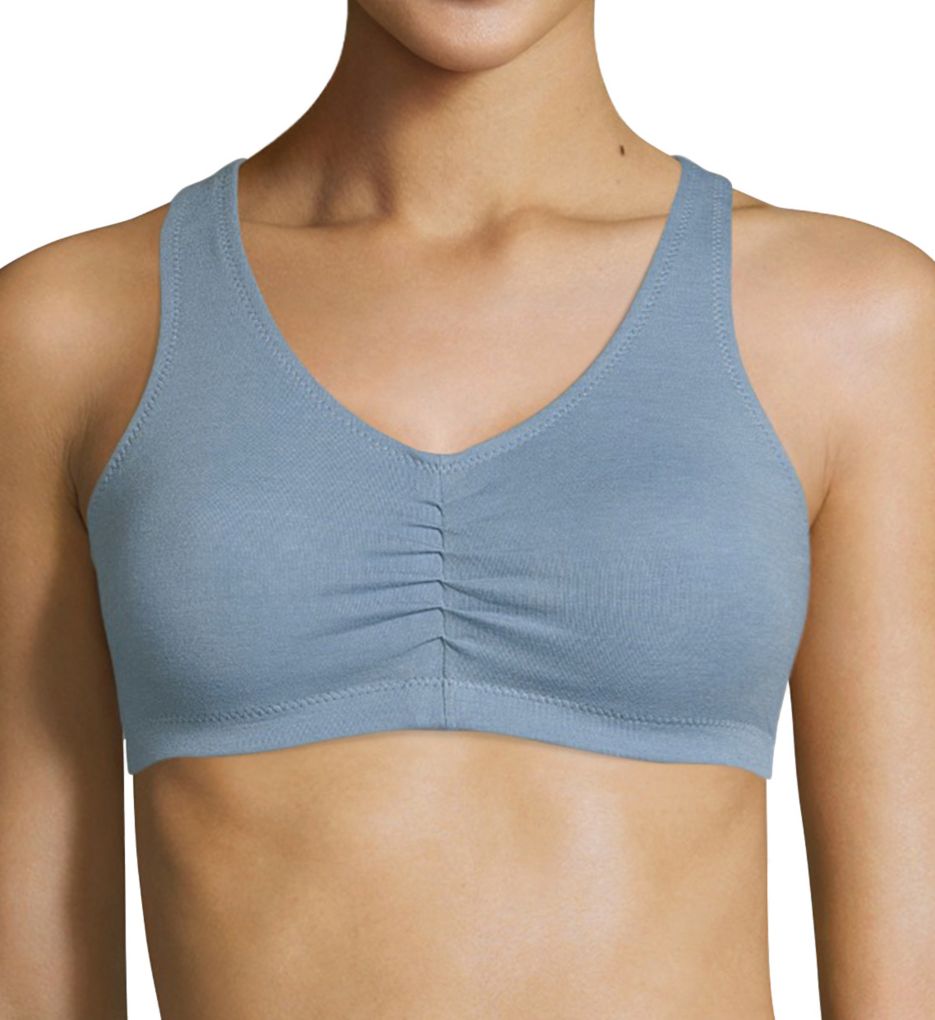 Hanes Cooling Comfort Wire Free Cotton Pullover Bra 2 Pk.