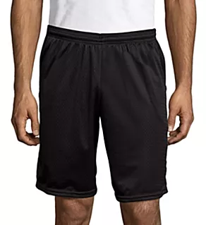 Mesh Athletic Shorts With Pockets Ebony 2XL
