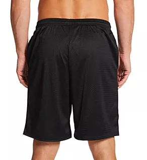 Mesh Athletic Shorts With Pockets Ebony 2XL