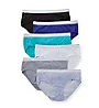 Hanes Cotton Cool Comfort Sporty Hipster Panty - 6 Pack PP41SF - Image 4