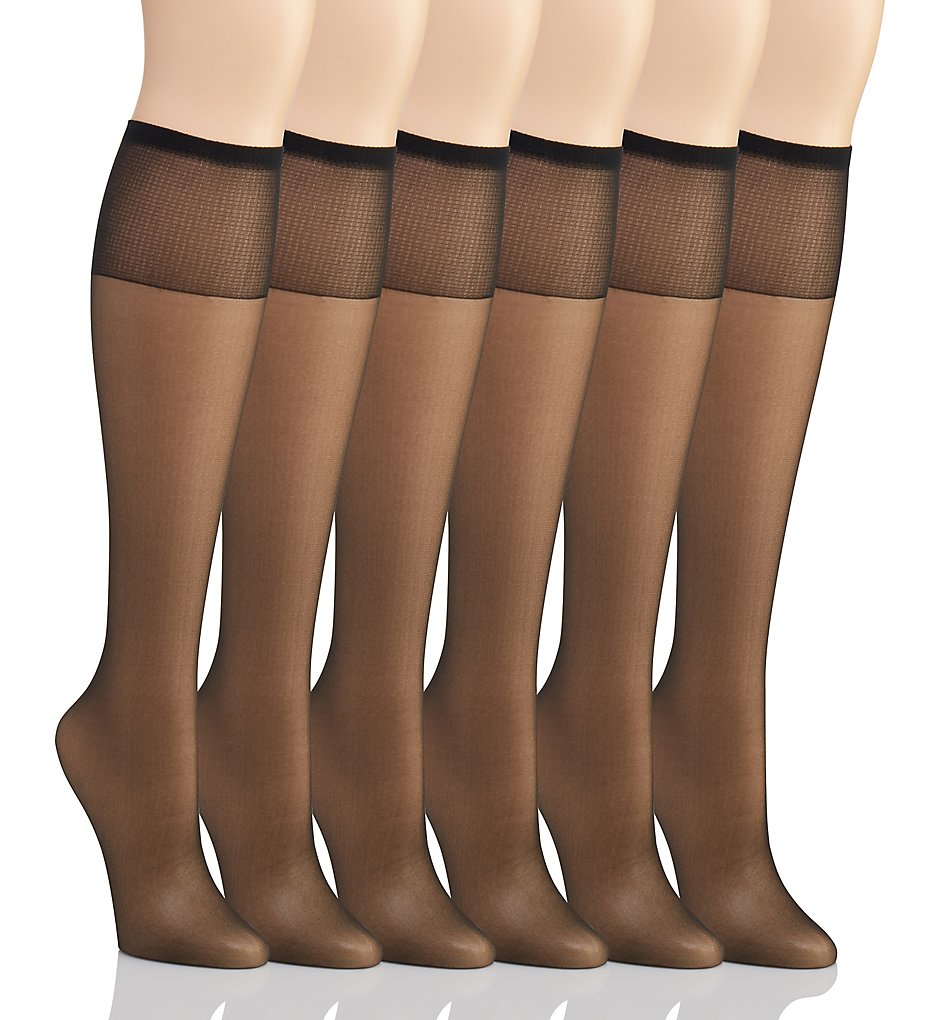 Silk Reflections Knee High - 6 Pair Pack
