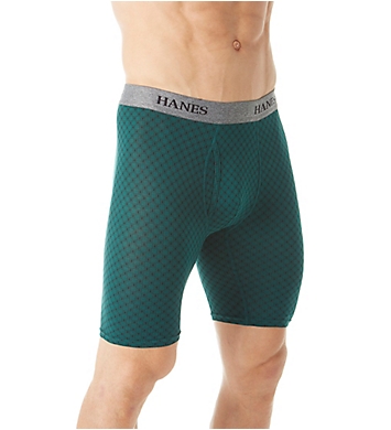 Hanes Stretch Long Leg Assorted Boxer Briefs - 4 Pack