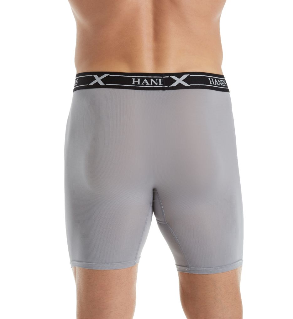 X-Temp Air Mesh Long Leg Boxer Briefs - 3 Pack-bs