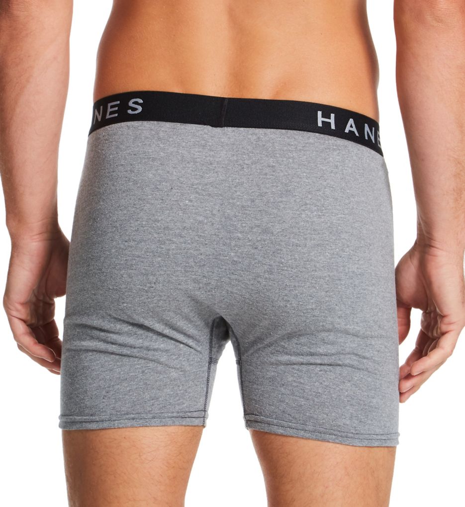 Men's Hanes UBBFB5 Ultimate Comfortblend Briefs - 5 Pack (Black/Grey  Assorted L)