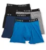 Hanes Ultimate Comfortblend Boxer Briefs - 4 Pack UBBBA4 - Image 5